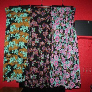 SET of 3  Small LuLaRoe Maxi Skirts